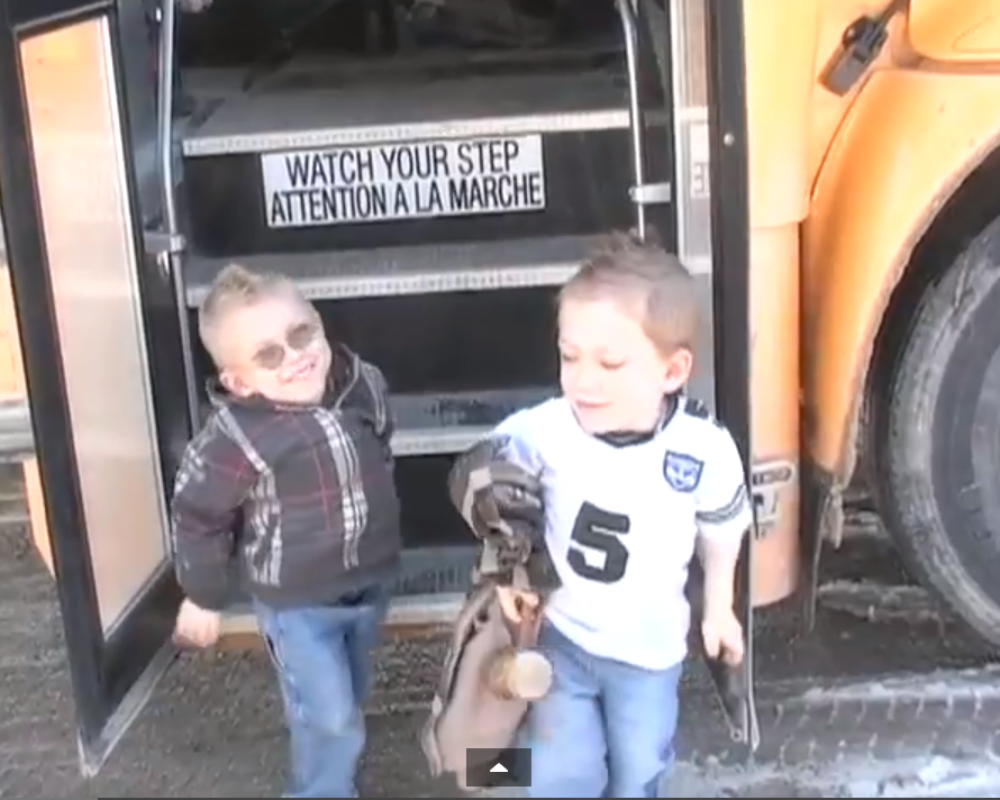 Luke and Zane Braun – Easter Seals on CBC Television